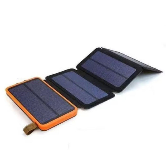 Opvouwbare Draagbare Zonne-Energie Powerbank – Waterdicht, Dubbele USB, Quick Charge, Zaklamp