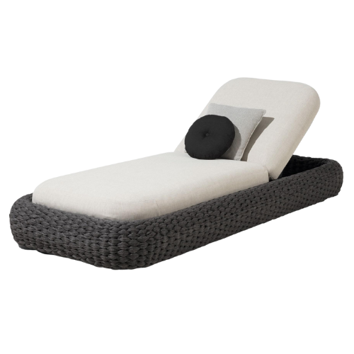 Loungestoel Kobo Antraciet – Elegante Lounger voor Binnen en Buiten