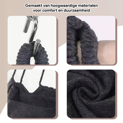 Hangstoel met Standaard – Zwart – Comfortabele Hangstoel voor Binnen en Buiten