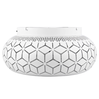 Plafondventilator Elynn met Lamp – Mat Zwart – Dimbaar LED – Plafondlamp Ventilator voor Koud & Warm Licht